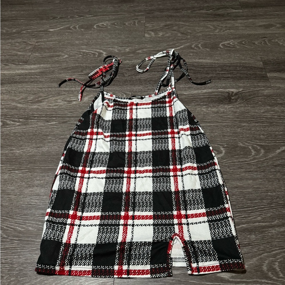 Striped mini dress